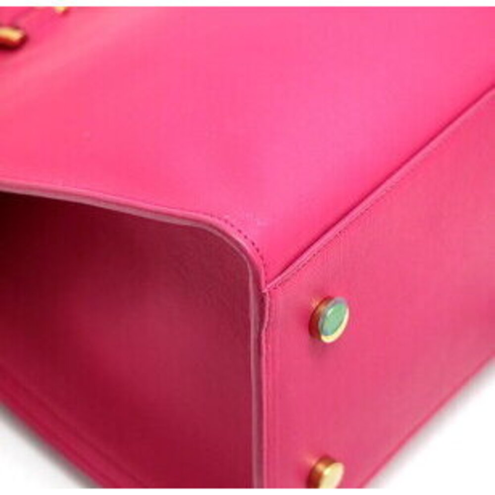 Saint Laurent Paris Cabas Handbag Pink Leather GG - Picture 4 of 6